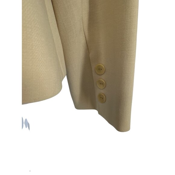 Talbots Italian Fabric 3-Button Front Wool Blazer Women's Size 12 - Picture 5 of 9